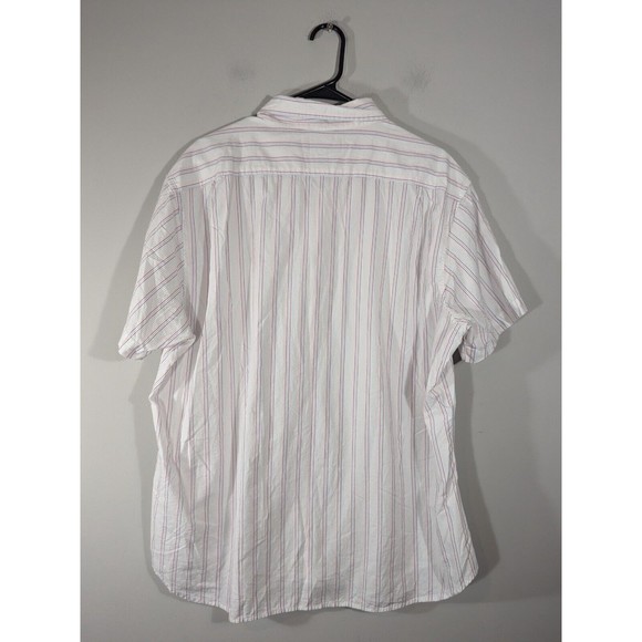 Bonobos Stripe Short Sleeve Button Down Slim Fit Shirt Men Size XXL - Picture 2 of 5